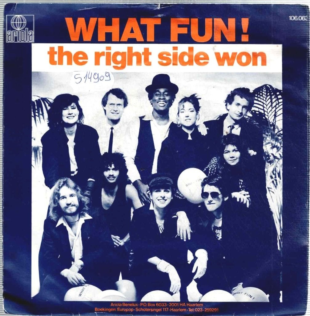 Vinyl, 7"  /  What Fun! – The Right Side Won, CD & DVD, Vinyles | Autres Vinyles, Autres types, Autres formats, Enlèvement ou Envoi