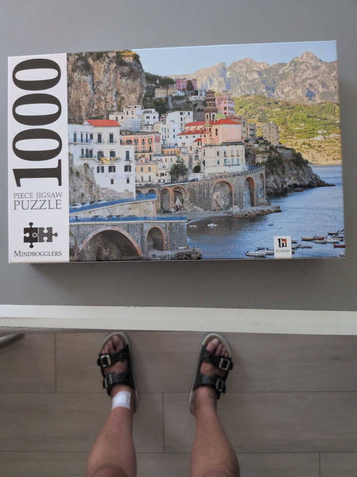 Puzzel hinkler 1000 stuks, compleet en in goede staat, Enlèvement