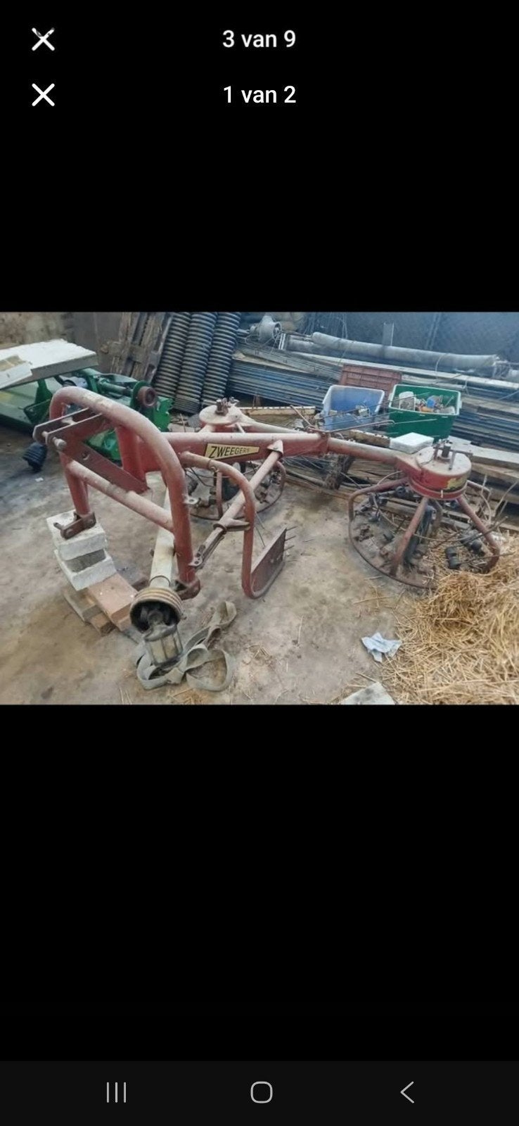 1 schaars ploeg pz combi schudder, Zakelijke goederen, Ophalen, Akkerbouw, Overige typen