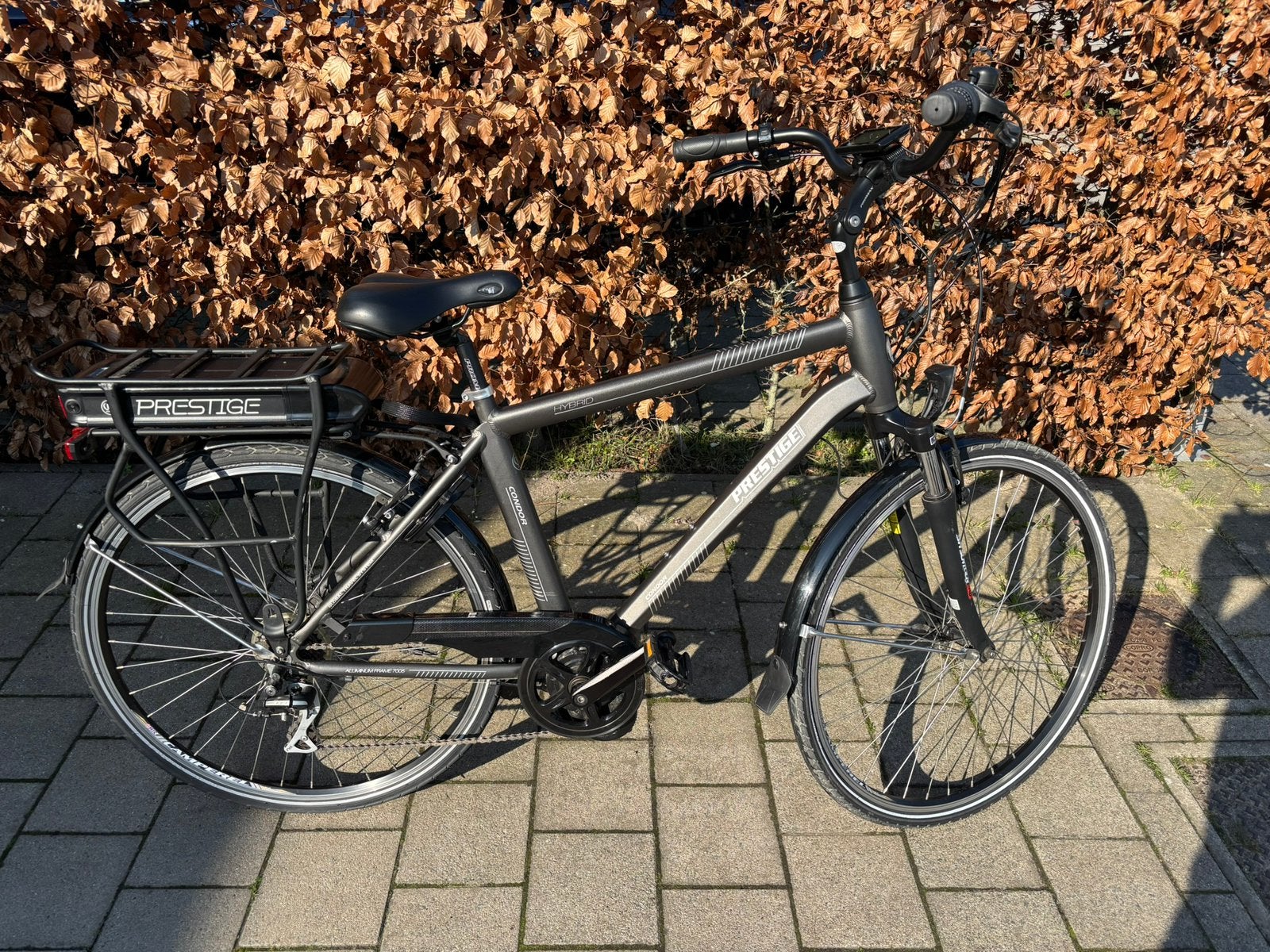 Electrische herenfiets Prestige, Fietsen en Brommers, Fietsen | Jongens, Ophalen, Zo goed als nieuw