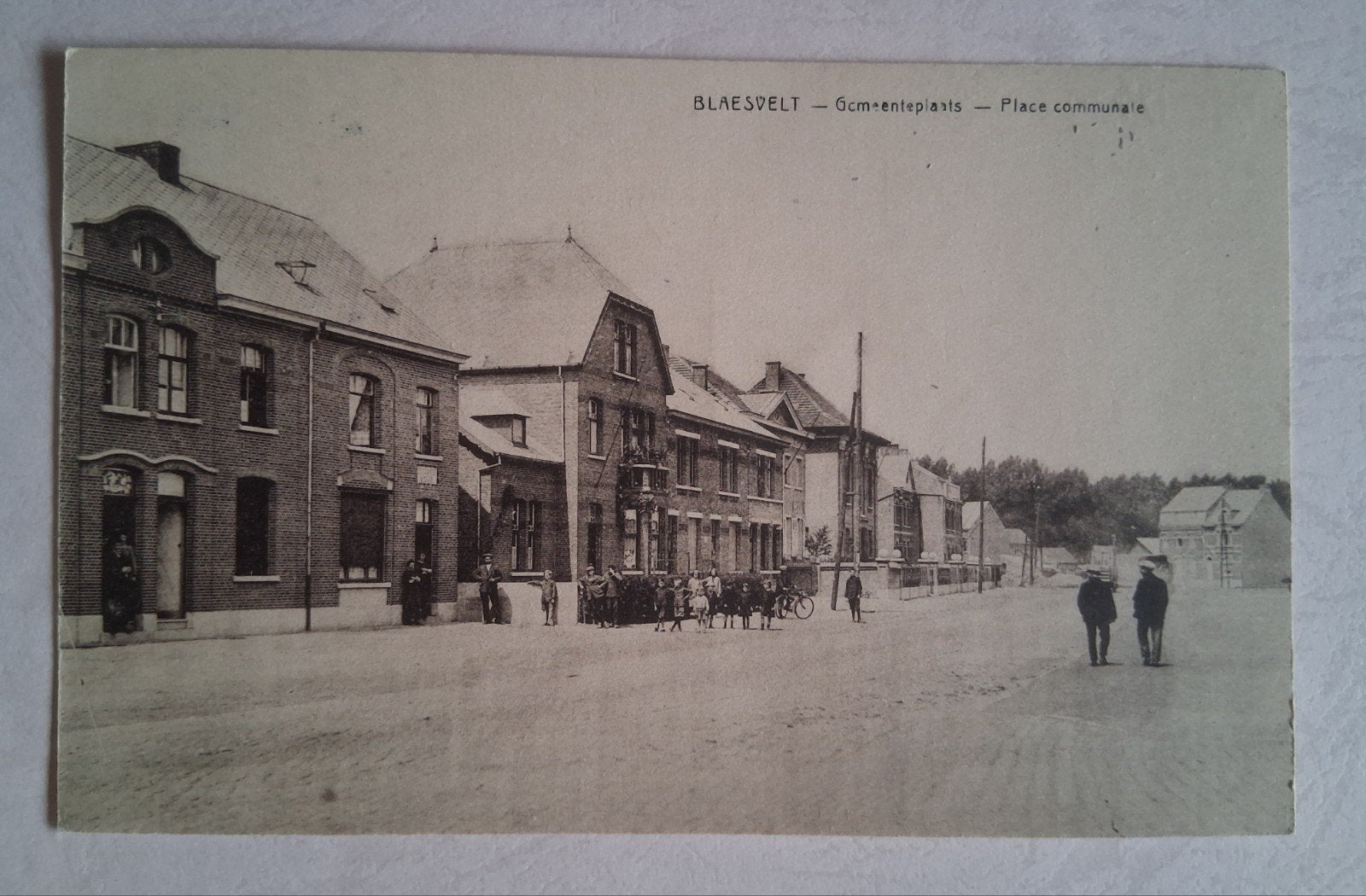 vintage Postkaart Gemeenteplaats Blaesveld, Enlèvement ou Envoi