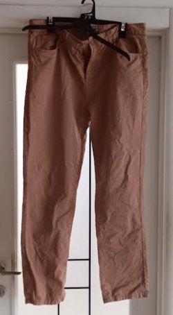 Pantalon homme beige moutarde 48, Enlèvement ou Envoi, Porté, Taille 56/58 (XL), Autres couleurs