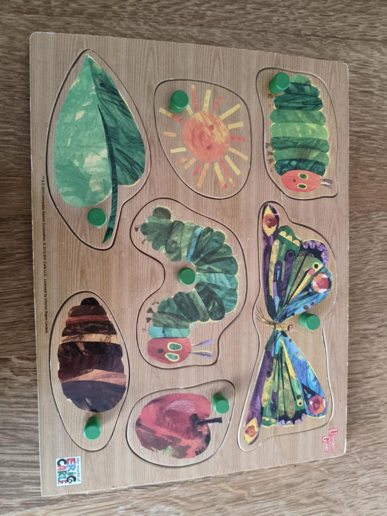 Inlegpuzzel rupsje nooit genoeg, Kinderen en Baby's, Ophalen