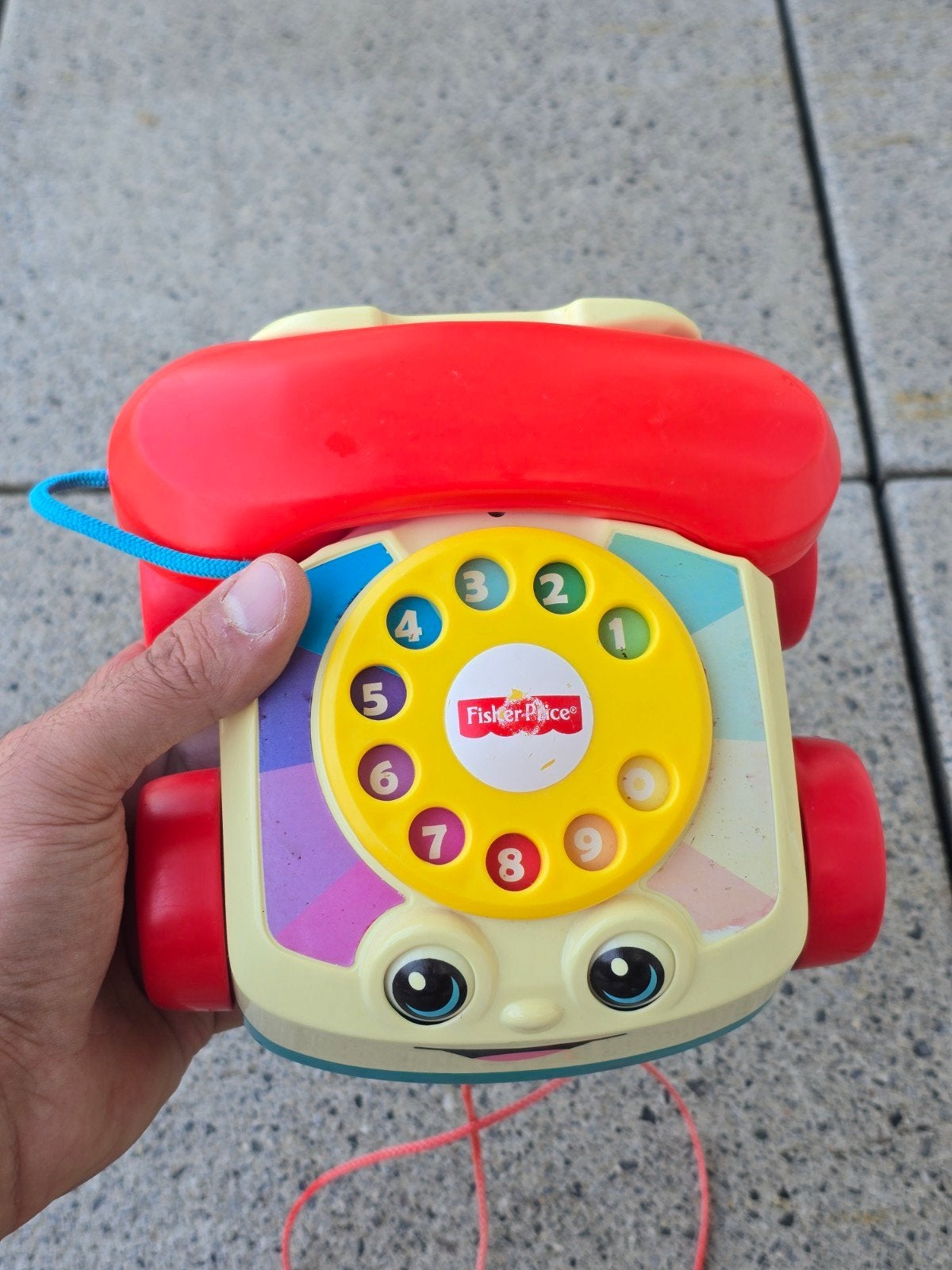 Fisher-Price Chatter Telephone – Classic Pull-Along Toy, Kinderen en Baby's, Speelgoed | Fisher-Price, Ophalen of Verzenden, Gebruikt