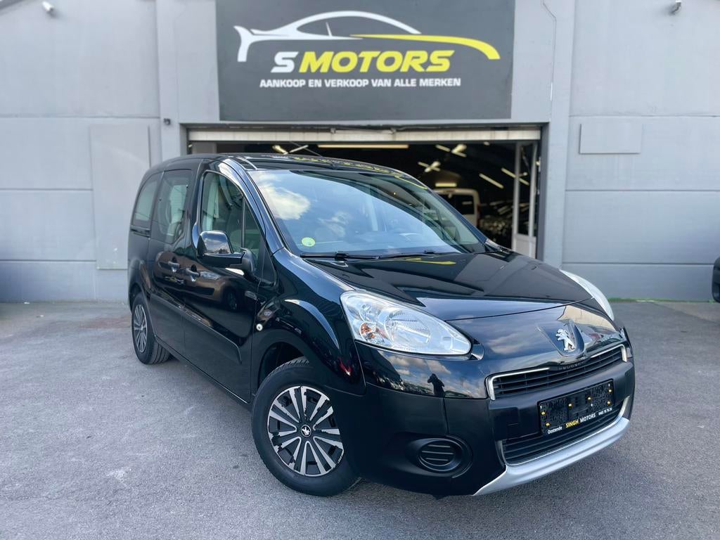 Peugeot Partner Tepee 1.6HDi | Airco | 5plaats | GARANTIE |, Auto's, Peugeot, Euro 5, Stof, Zwart, Parkeersensor