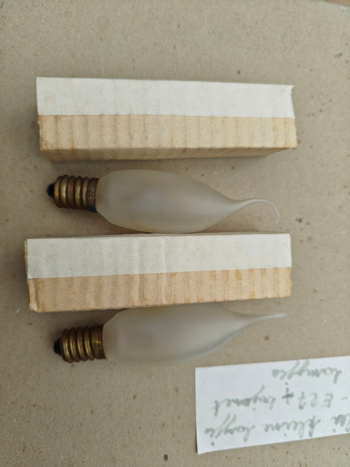 4x Kaarslamp, Vlamlamp, Windstootlamp E14, Ophalen