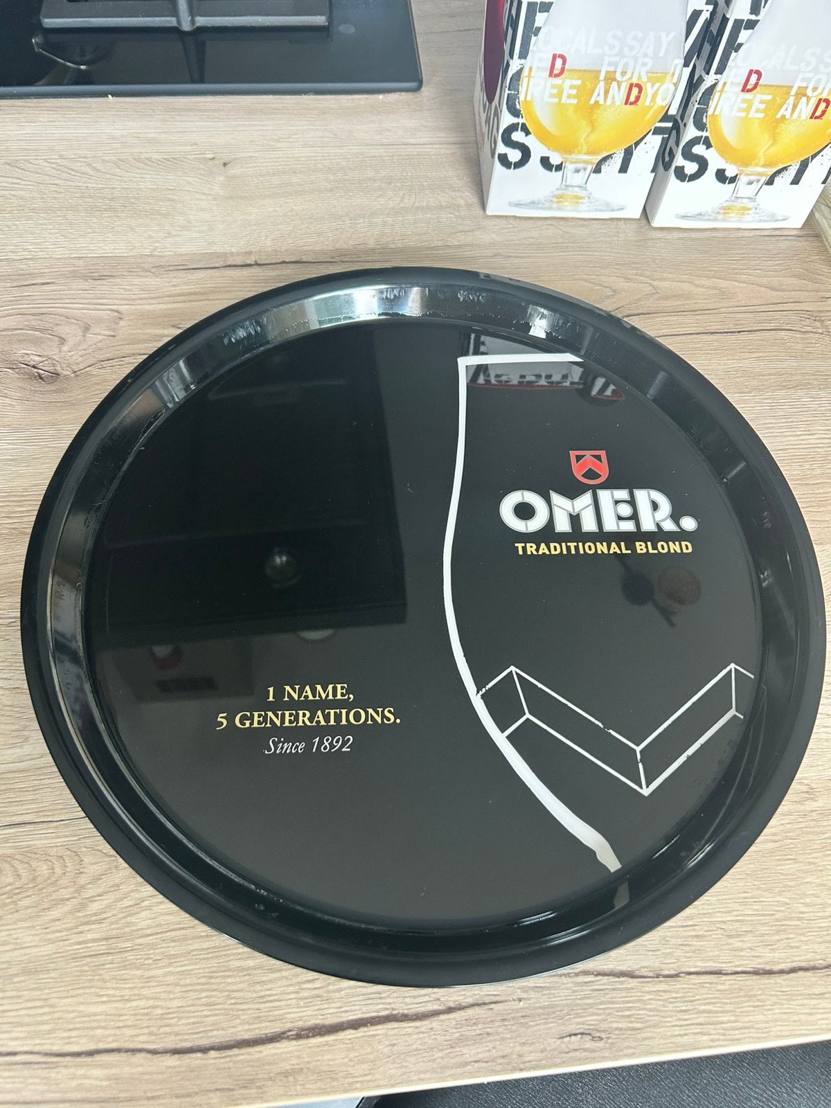 Dienblad/plateau Omer, Ophalen, Zo goed als nieuw, Dienblad