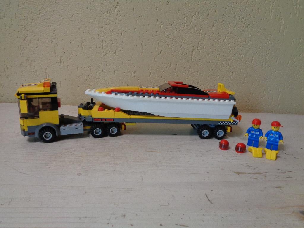 LEGO City Powerboot Transporter 4643, Ophalen of Verzenden, Gebruikt, Complete set, Lego