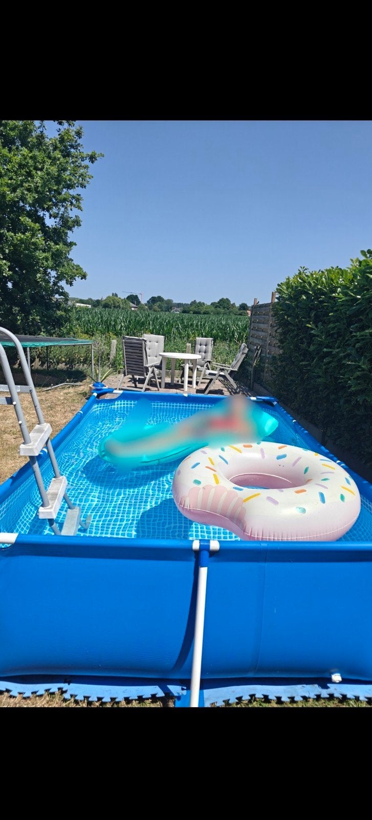 Intex zwembad + toebehoren, Tuin en Terras, Ophalen, Rechthoekig, Opzetzwembad