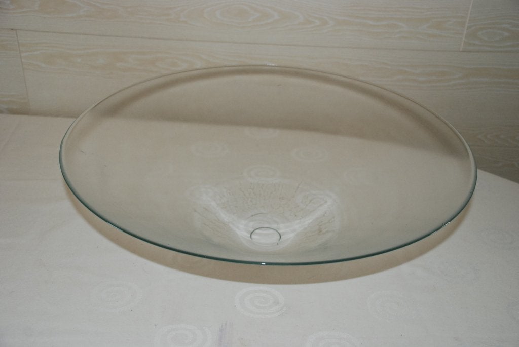 Glazen schaal 50 cm, Ophalen, Schaal