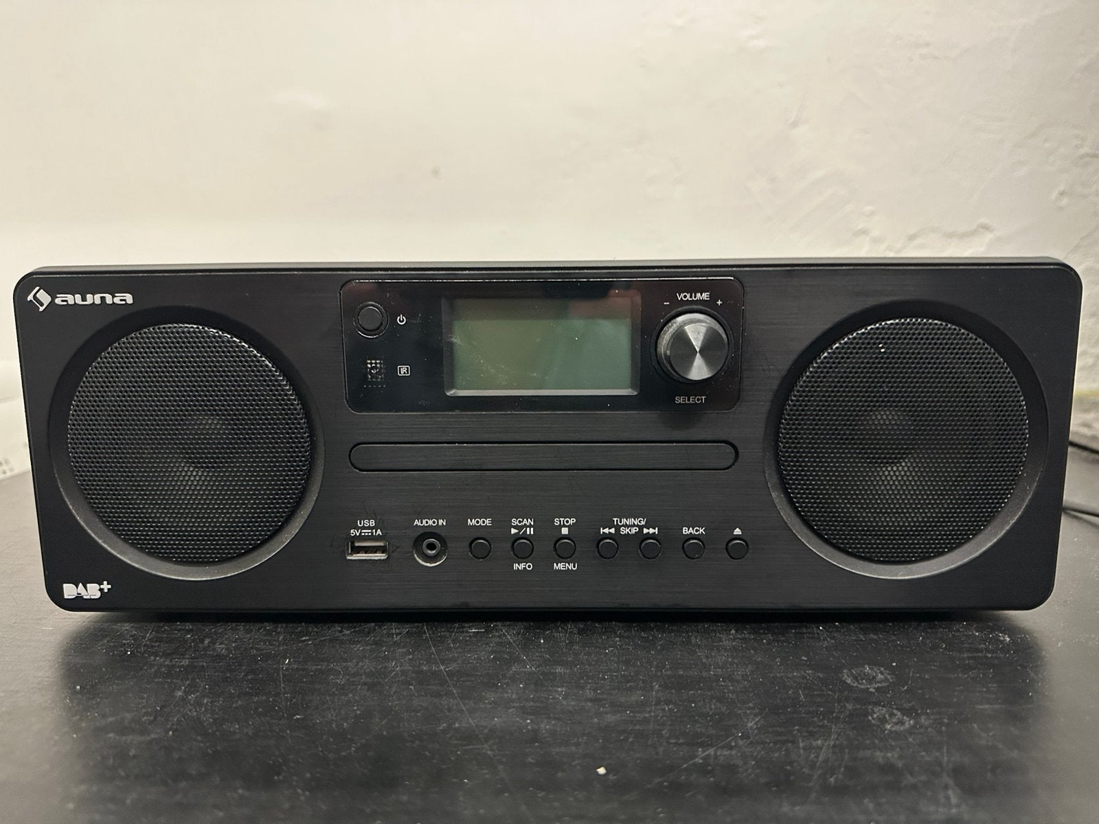 Auna stereosysteem met radio, CD-speler en Bluetooth, Enlèvement, Comme neuf, Lecteur CD