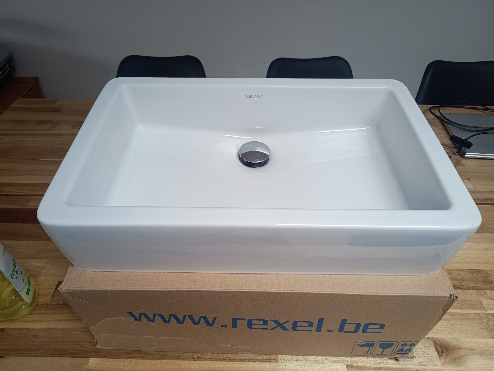 Badkamerspoelbak duravit, Ophalen, Minder dan 50 cm, Zo goed als nieuw, Minder dan 25 cm