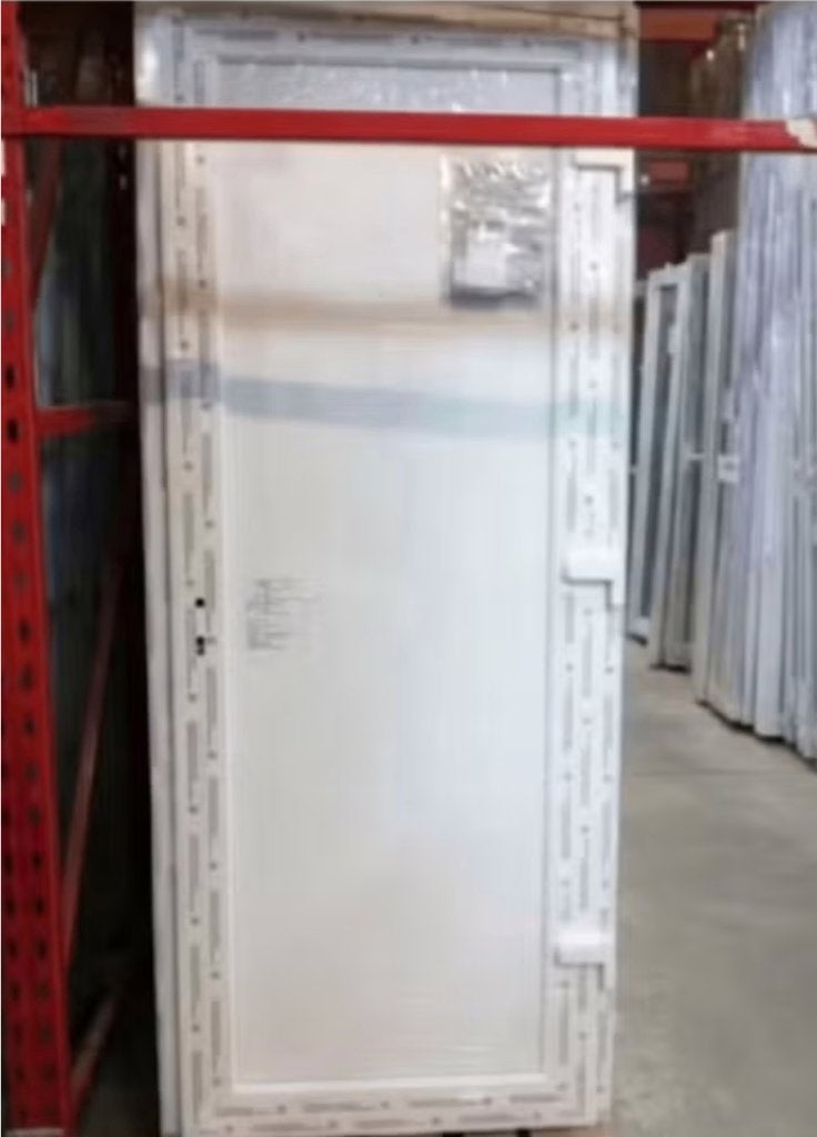 buitendeur kunststof zonder glas, Doe-het-zelf en Bouw, Ophalen, Gebruikt, Glas, Buitendeur