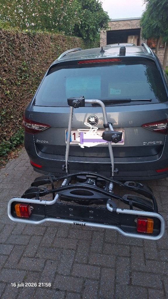 Fietsendrager, Autos : Divers, Porte-vélos, Comme neuf, Support d'attelage, 2 vélos, Enlèvement