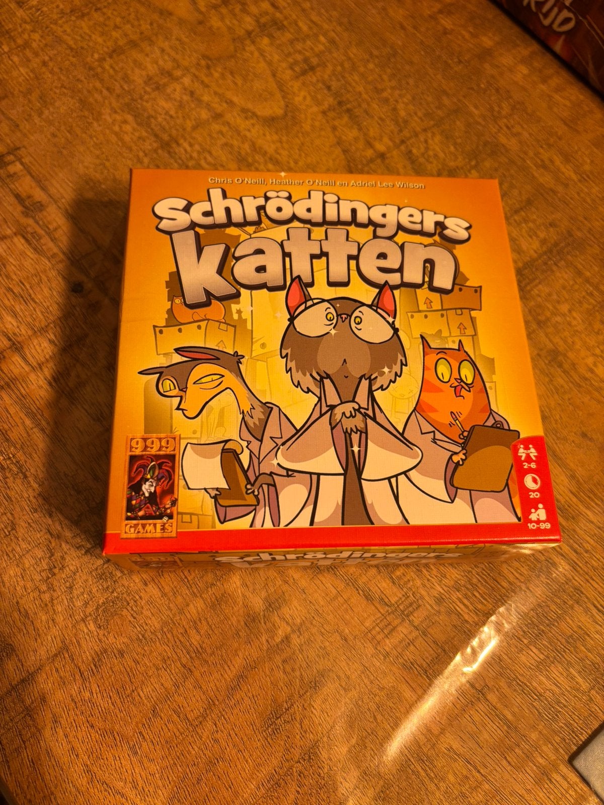 Les chats de Schrödinger (999 jeux), Cinq joueurs ou plus, Enlèvement ou Envoi, Neuf
