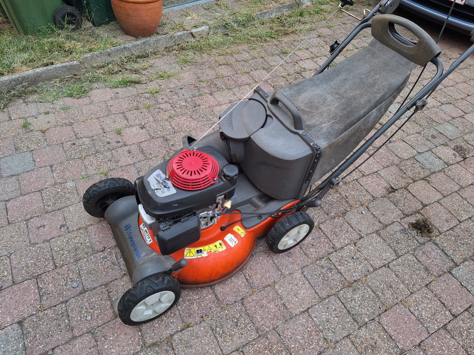 Husqvarna grasmaaier met Honda gvc160 motor 51cm, Tuin en Terras, Ophalen