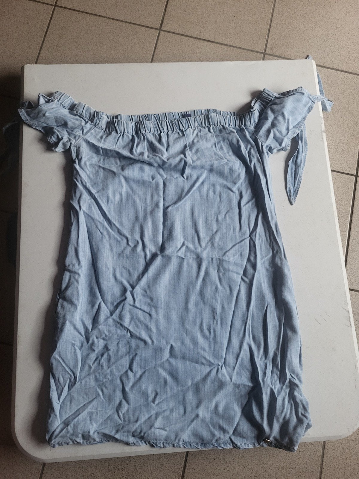Jeans kleedje superdry large.
Zeer goede staat., Kleding | Dames, Jurken, Ophalen, Maat 42/44 (L), Zo goed als nieuw, Knielengte