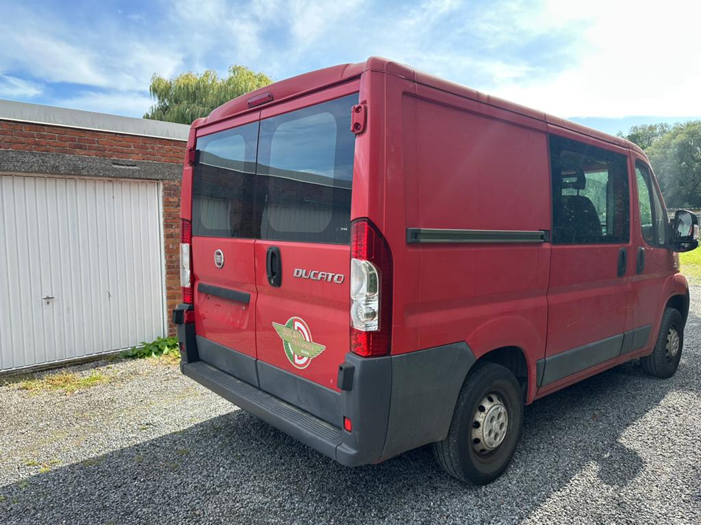 Fiat Ducato 2.0 diesel 85 Kw,Bj 2013,Euro 5,Airco, Auto's, Stof, Elektrische ramen, 179 g/km, Rood
