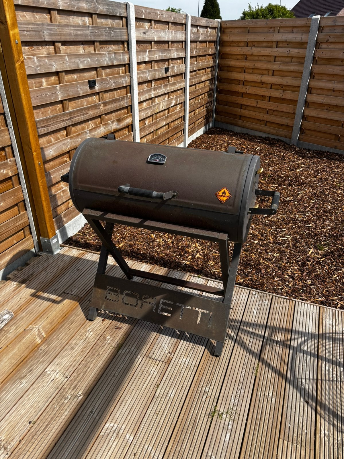 Boretti Barilo Houtskoolbarbecue / BBQ (Inclusief hoes), Ophalen, Gebruikt, Met accessoires