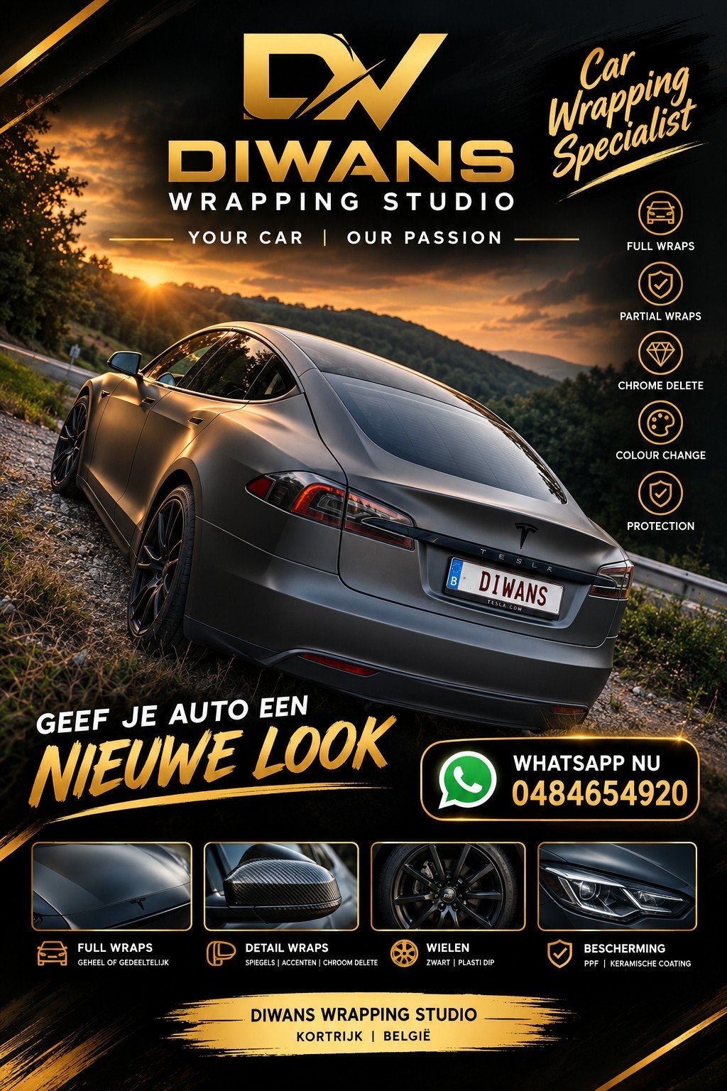 full carwrap, Enlèvement