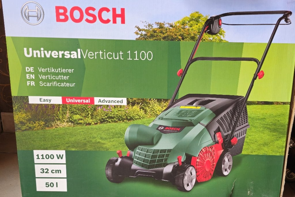 Scarificateur Bosch Electrique 1100, Jardin & Terrasse, Scarificateurs, Enlèvement, Comme neuf, Électrique, Bosch Easy Mower
