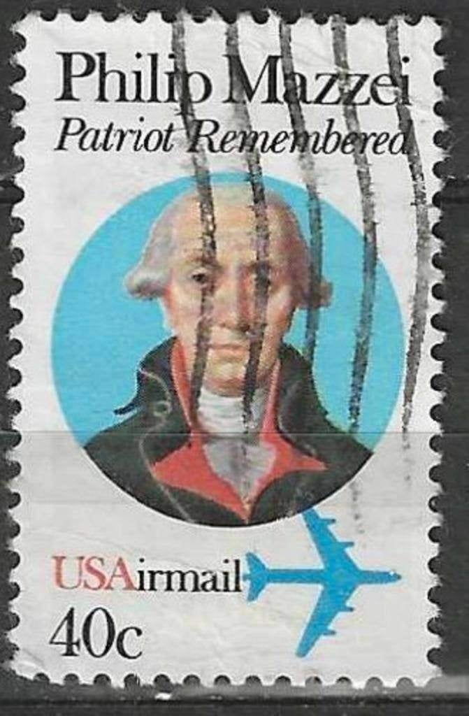 USA 1980 - Yvert 92PA - Filippo Mazzei (ST), Verzenden, Gestempeld