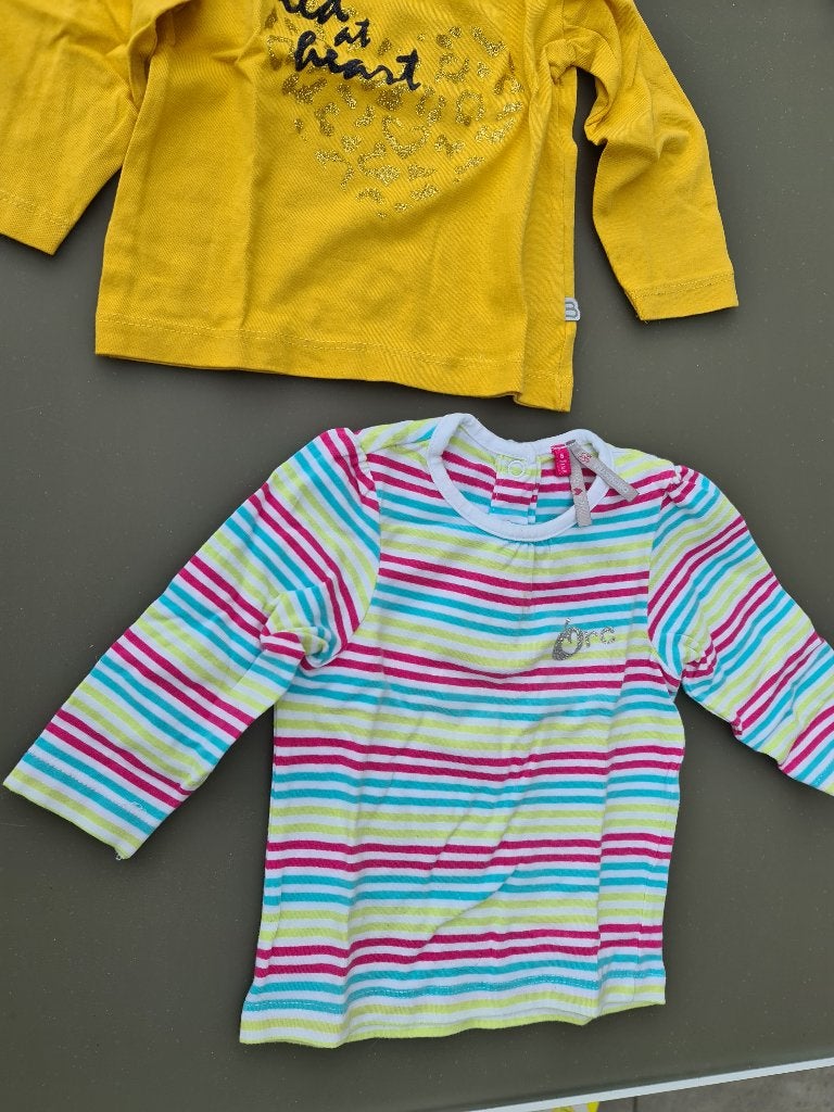 streepjes longsleeve, pull, trui, t-shirt 6m/67cm, Ophalen, Voor