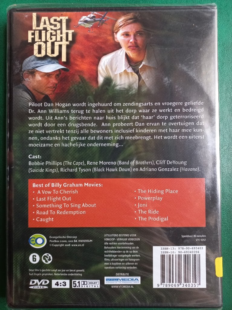 Last Flight Out (1990) neuf dans son emballage, CD & DVD, À partir de 6 ans, Enlèvement ou Envoi, Anglais, Néerlandais