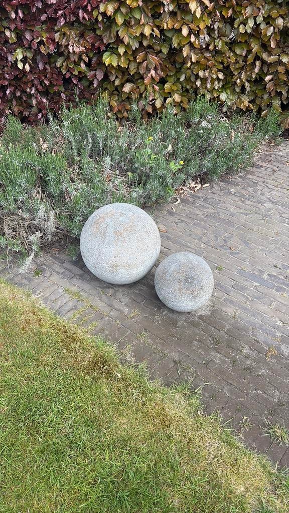 Stenen sierbollen, Tuin en Terras, Ophalen, Gebruikt