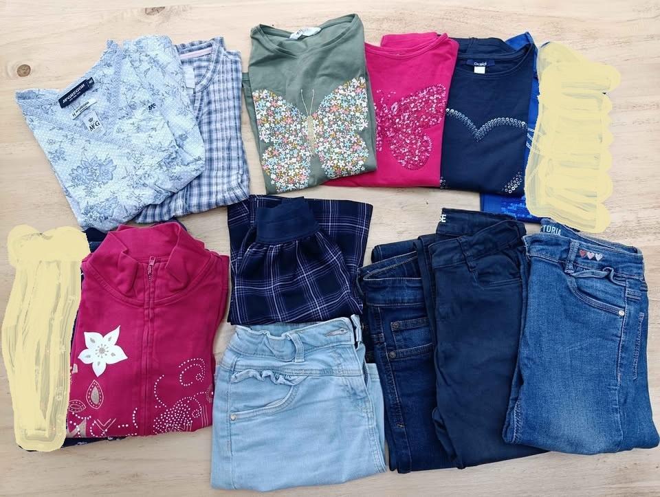 Lot 11 kleding voor meisjes van 10 jaar, Kinderen en Baby's, Ophalen of Verzenden, Zo goed als nieuw, Meisje, Setje