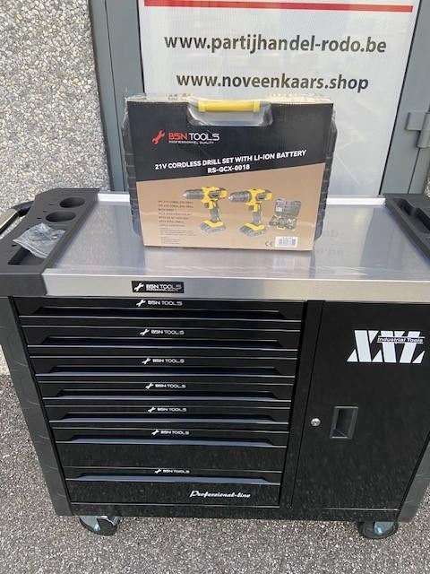 gevulde gereedschapswagen, Ophalen, Gevuld, Nieuw
