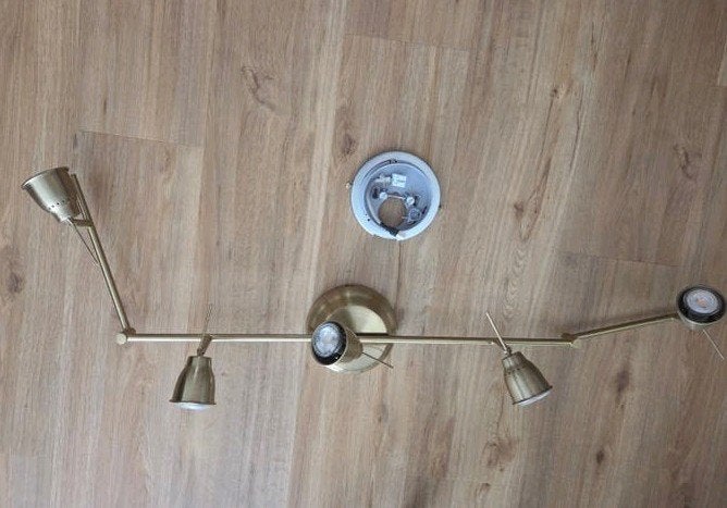 Rail plafond couleur latin, IKEA, LED