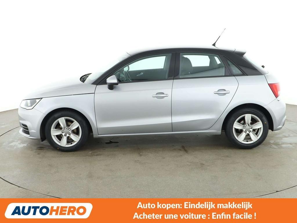 Audi A1 1.0 TFSI (bj 2018), Auto's, Voorwielaandrijving, Stof, 95 pk, Zilver of Grijs
