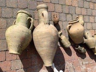 kruiken aardewerk, Ophalen