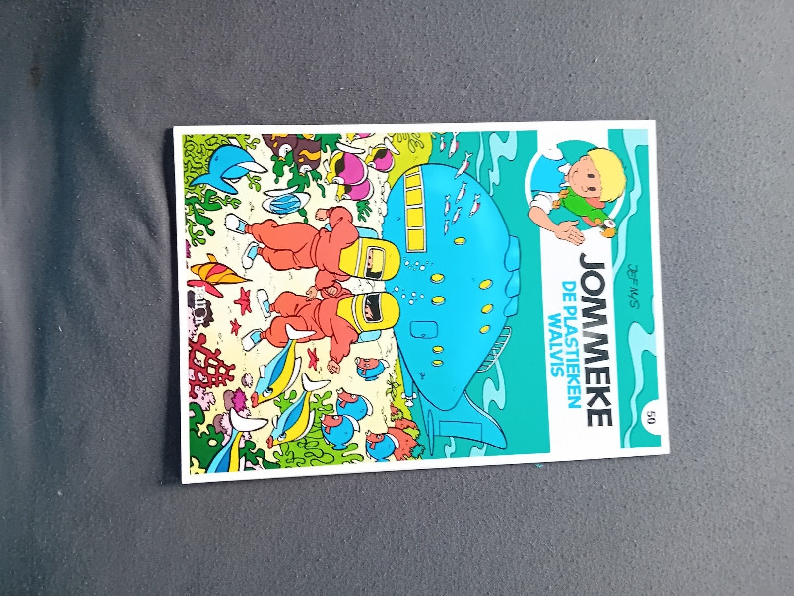Boek van jomeke de plastieken walvis, Postzegels en Munten, Postzegels | Europa | UK, Ophalen