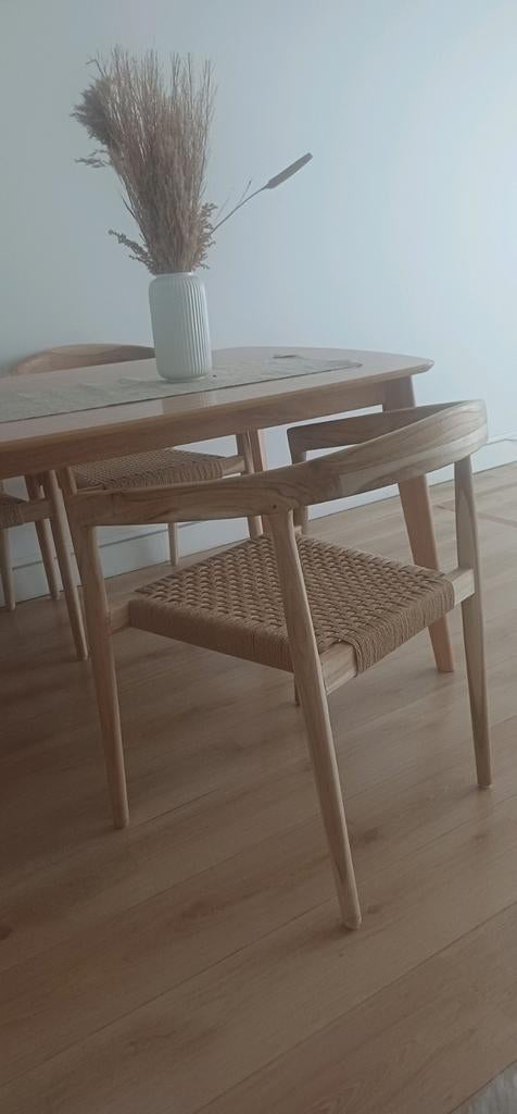 Lot de 4 chaises en parfait état., Maison & Meubles, Chaises, Neuf, Autres couleurs, Enlèvement, Osier ou Rotin
