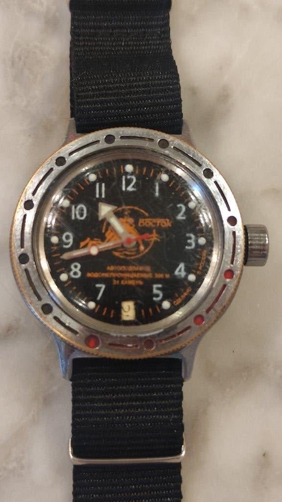 Vostok Amphibia Scuba Dude vintage horloge, Verzenden, Gebruikt, Polshorloge, Overige merken