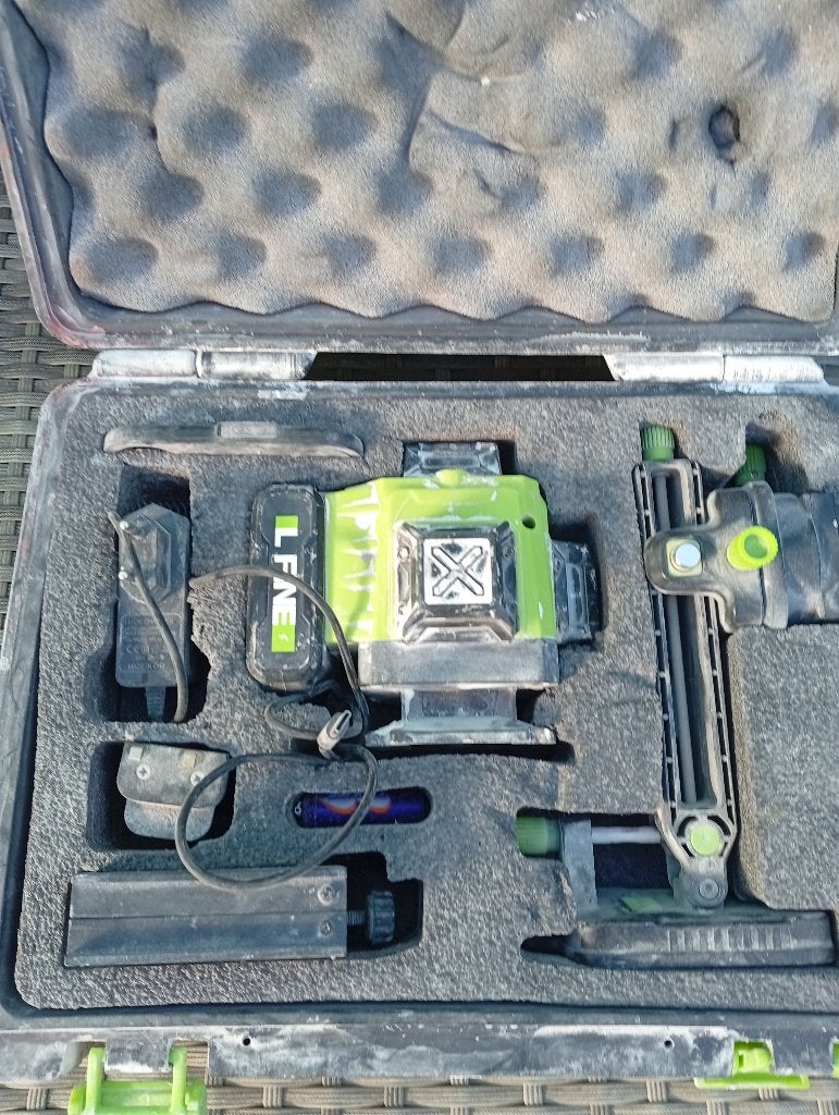 Huepar S03CG 3D Groene Kruislijnlaser, Doe-het-zelf en Bouw, Ophalen, Gebruikt, Afstand