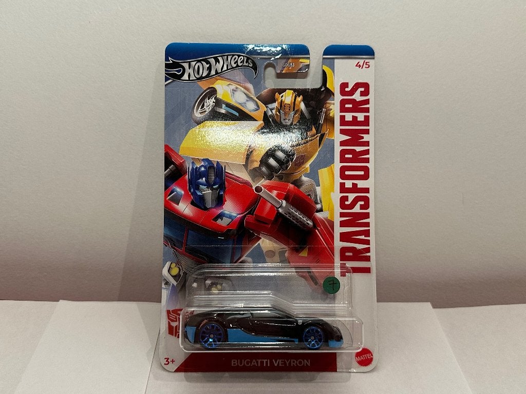 Hot Wheels Transformers - Bugatti Veyron, Enlèvement ou Envoi, Neuf, Voiture