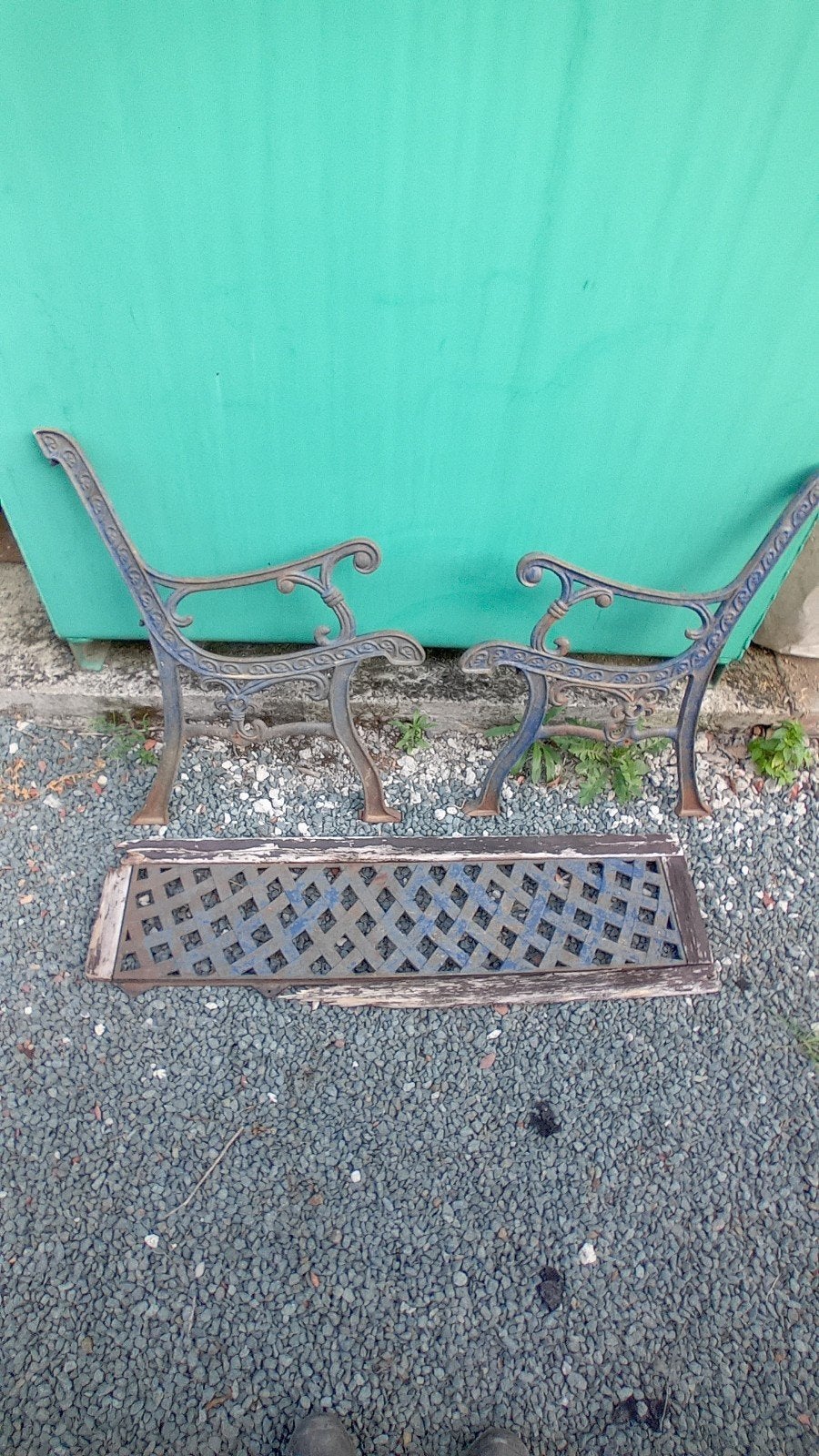 ijzeren tuinbank, Tuin en Terras, Ophalen