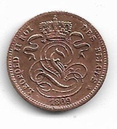 Belgique : 1 cent 1869 FR en superbe/FDC = morin 219 = RARE, Envoi, Monnaie en vrac