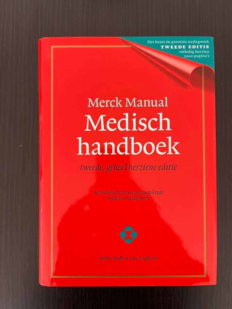 Merck Manual Medisch handboek, Ophalen of Verzenden, Zo goed als nieuw, Overige wetenschappen