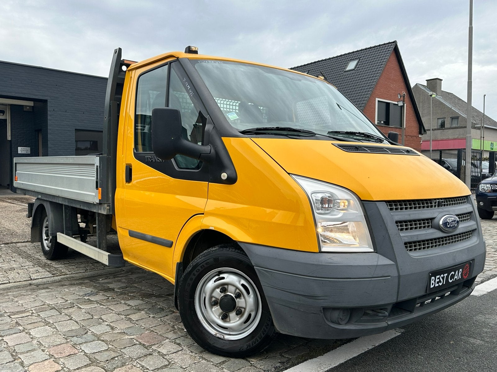 Ford Transit 2.2TDCi * Laadbak * 72.000KM, Auto's, Bestelwagens en Lichte vracht, Euro 5, 4 cilinders, Bedrijf, Grijs
