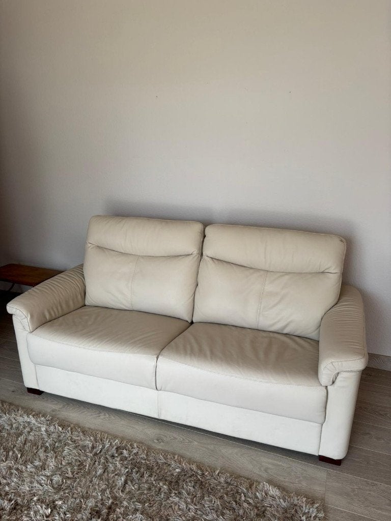 Superbe canapé et fauteuil relax en cuir, 75 à 100 cm, 125 cm ou plus, Comme neuf, Enlèvement
