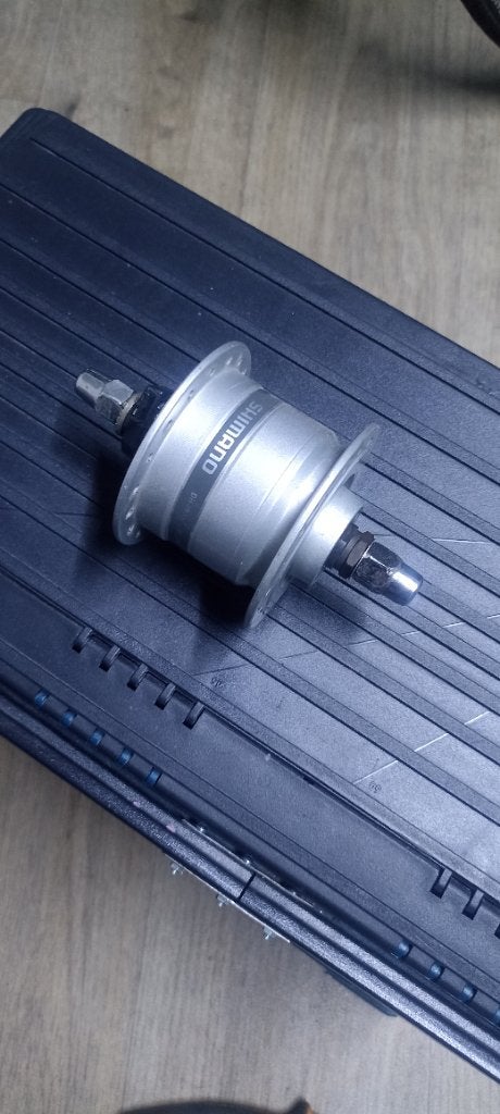 Dynamo Shimano ., Fietsen en Brommers, Fietsaccessoires | Fietsverlichting, Ophalen, Zo goed als nieuw, Dynamo