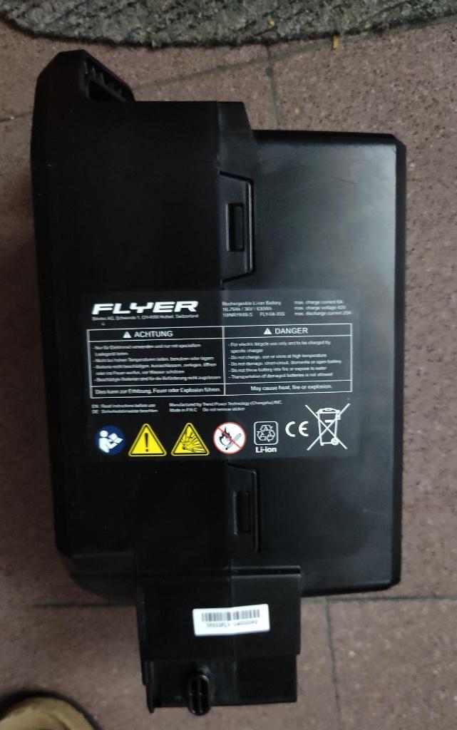 Flyer batterij, Fietsen en Brommers, Ophalen, Zo goed als nieuw