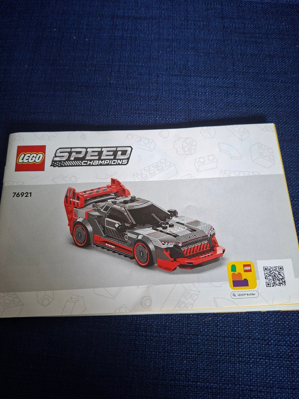 Lego 76921 Audi S1 e-tron quattro racewagen, Ophalen of Verzenden, Zo goed als nieuw, Lego