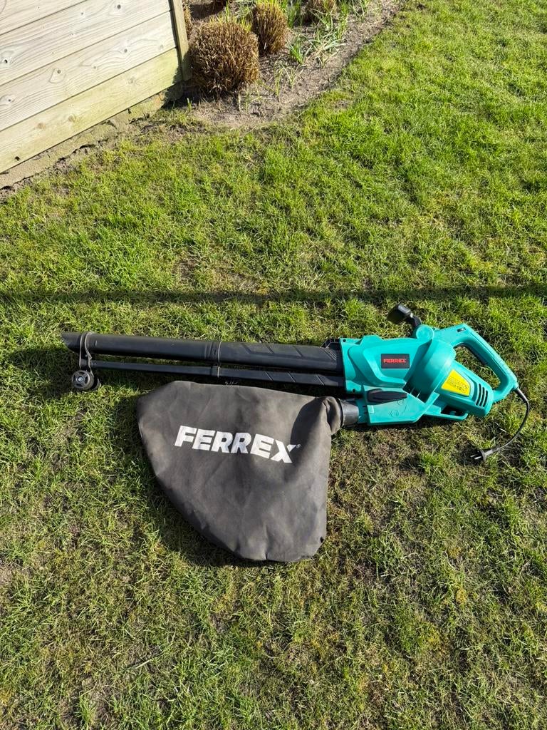 Bladblazer Ferrex, Tuin en Terras, Ophalen, Met opvangzak, Ruggedragen, Zo goed als nieuw