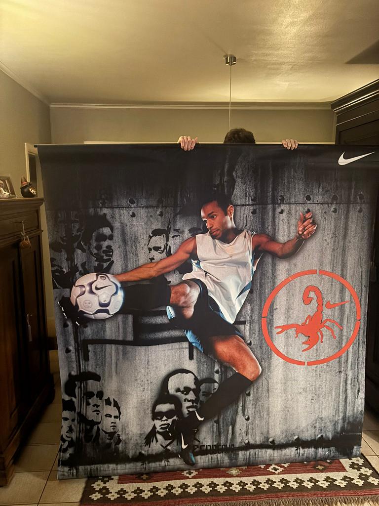 NIKE Banner “Scorpion”, Ophalen of Verzenden, Zo goed als nieuw, Poster, Plaatje of Sticker