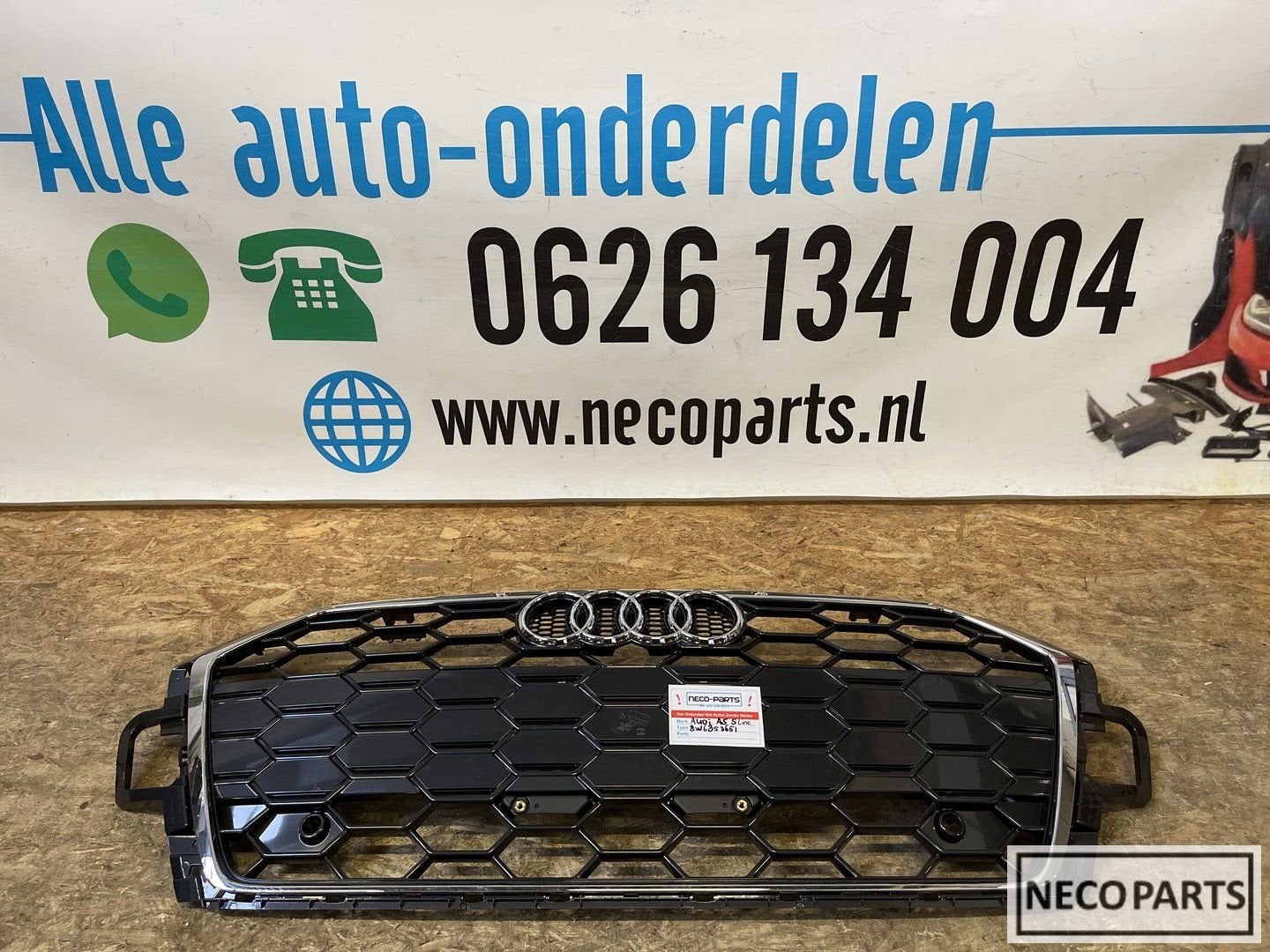 AUDI A5 S-LINE 8W6853651 GRILL GRILLEN BUMPER ORIGINEEL, Auto-onderdelen, Gebruikt, -, -, Achter